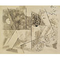 Kompozycja abstrakcyjna, 1955 – 1960, tusz, papier, 19 x 23,4, Łódź, Muzeum Sztuki, nr inw. MS/SN/RYS/475