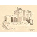 Saint-Malo, ok. 1930, pióro. Tusz, lawowanie, papier, 28,5 x 35,5, Muzeum Narodowe w Warszawie, Rys.W.2024 MNW