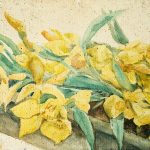 Kwiaty, szkic studyjny, ok. 1923 – 24, gwasz, papier, wł. prywatna, fot. M. Jaroszewski