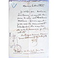 Zaświadczenie z 22 stycznia 1930 roku, skierowane do policji francuskiej, zaświadczające, że „Pani Łunkiewicz jest zdolna studiować w Academie Moderne”, podpisane przez Fernanda Légera, wł. prywatna, fot. M. Jaroszewski